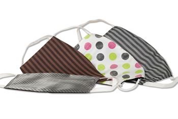 Komfort-Alltagsmasken aus hochwertigem Material und mit besonders elastischen Gummischlaufen - 4 verschiedene Designs