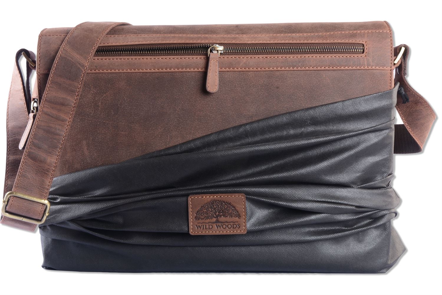15.6'' Laptop Briefcase Men's Messenger Bag Handbag Shoulder Corssbody Bag Black